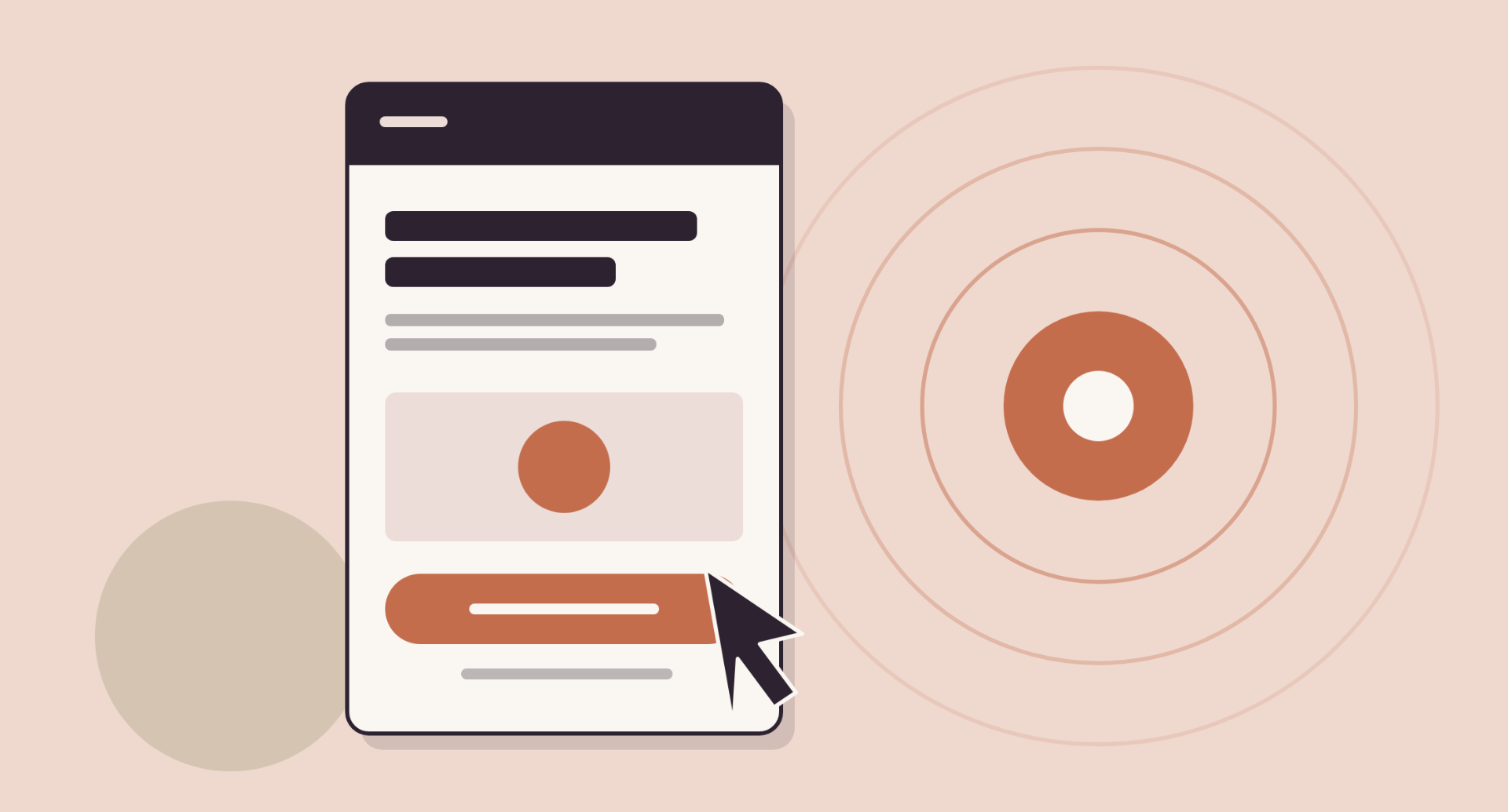 Ilustração de landing page